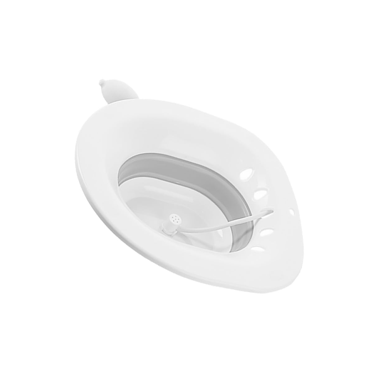 Składany bidet do pielęgnacji i higieny po porodzie, trwała, antypoślizgowa konstrukcja, idealny dla kobiet w ciąży i seniorów, wygodne rozwiązanie toaletowe dla większego komfortu