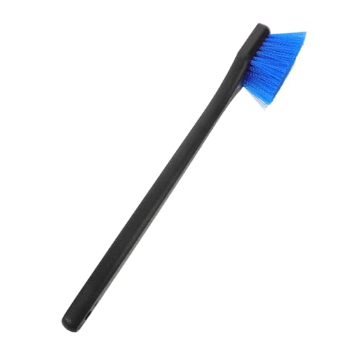 Cepillo para baño de pájaros azul con mango largo para limpiar comederos de exterior 2