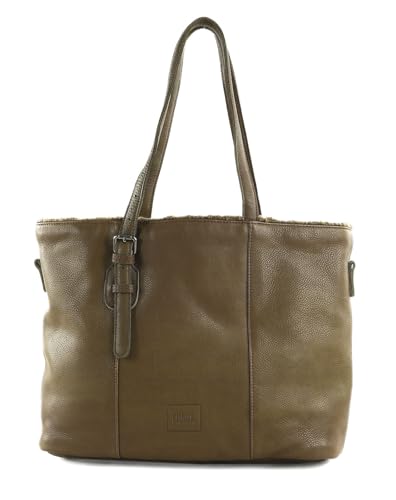 FREDsBRUDER Inside Out Shopper Olive sac à main en cuir - 2