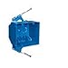 Carlon Pvc 2 Gang Box 32 Cu In 2 Gang Blue Bulk