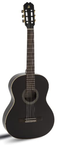 Admira LUNA Student Series Classical Guitar with Oregon Pine Top - Black