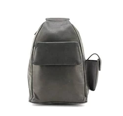 Sac à dos design noir à poche latérale pour vos trajets urbains quotidiens