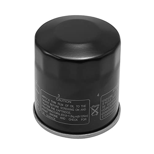 Image of Saihisday 1PC Oil Filter Replacement for YAMAHA 5GH-13440-00-00 5GH-13440-10-00 5GH-13440-30-0 5GH-13440-7(Black)