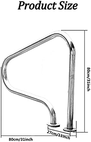 Barandal para piscina de acero inoxidable 304 miniatura 2