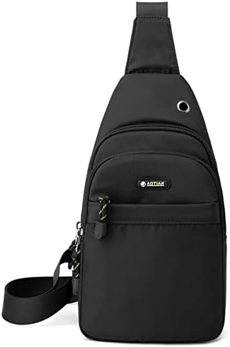 Mens Crossbody Bag Waterproof Small Chest Bag Gym Travel Shoulder