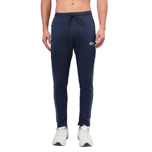 Image of TECHNOSPORT Men Mid Rise Slim Fit Active Running Track Pant - (MPOR95-123-P) Pack of 1