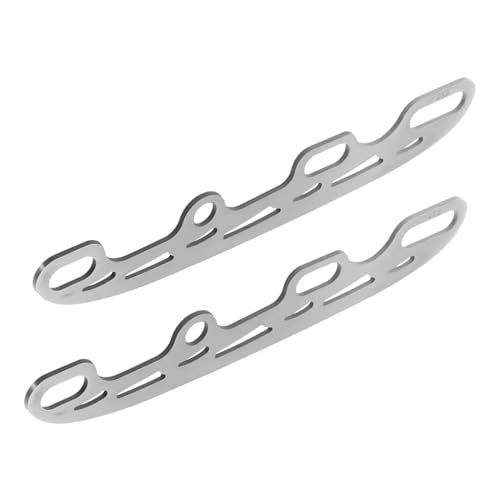 Sosoport 1 Pair Skating Blades Replaceable Ice Hockey Blades for Roller Skates Durable Stainless Steel Essential Skating Supply for Enhanced Performance