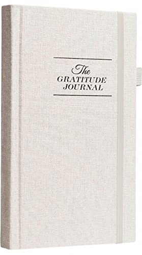 The Gratitude Journal: Inspire Thankfulness, Mindfulness, Positivity, Happiness,Upgraded with Pen Holder, Inner Pocket & Elastic Closure Band (Beige)