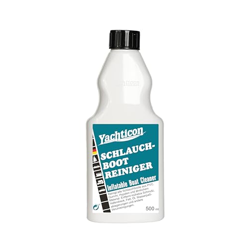 Yachticon Schlauchboot Reiniger 500 ml – kraftvoller Außenhaut-Reiniger für PVC, Hypalon &...