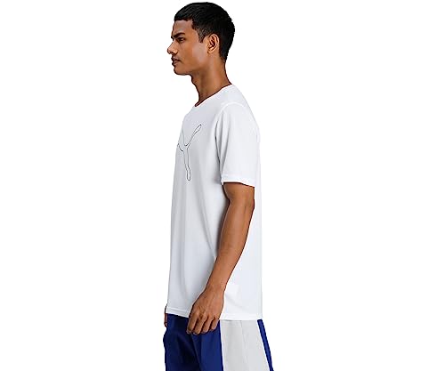Image of Puma Men's Polyester Regular Fit T-Shirt