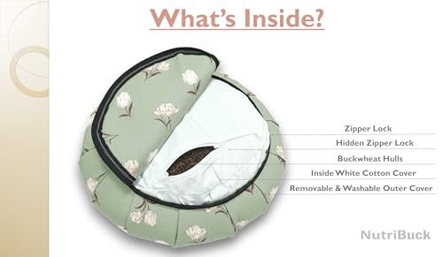 Image of Buckwheat ZAFU Meditation Cushion Filled with Buckwheat Hulls (PISTACHIO)