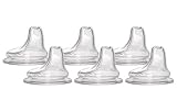 6 Packs of NUK Replacement Silicone Spout, Clear