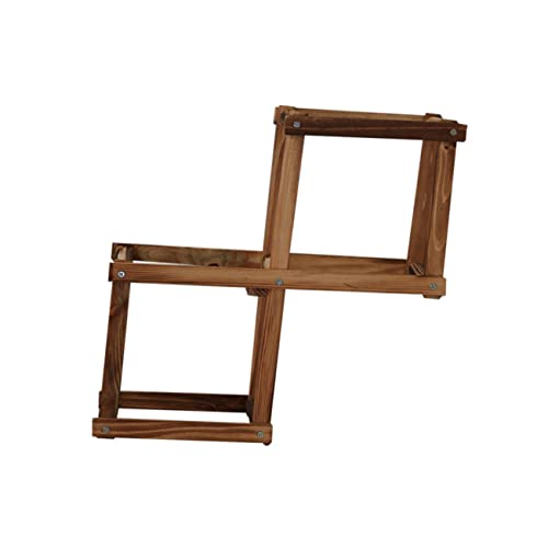 Soporte de madera para botellas de vino, ahorro de espacio miniatura 1