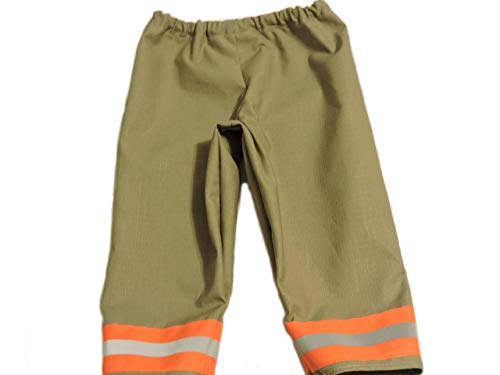Baby or Toddler Firefighter Pants bunker gear look4
