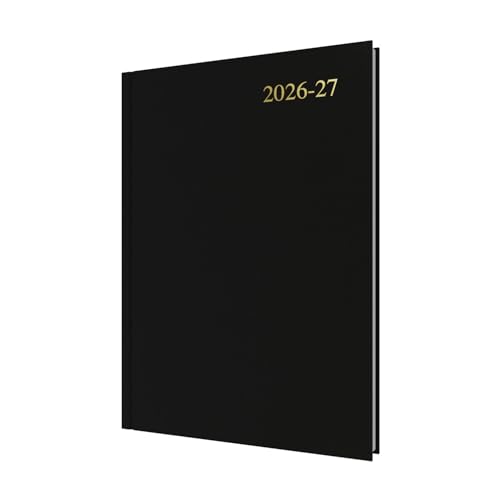 2026-2027 - Mid/Academic Year Planner - 13 Month A4 Day-to-Page - Collins Debden Essential Range Black (ESS41M.99-2627)