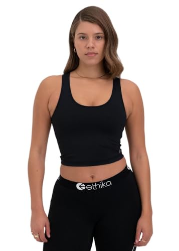 Sujetador de línea larga transpirable color negro lencería mujer