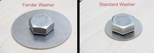 Bolt Dropper 1/4" X 1-1/4" OD STAINLESS FENDER WASHER Stainless Steel Fender Washer - 1/4 X 1-1/4-Inch Flat Washers thumb #5