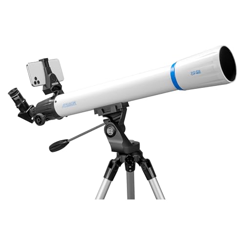 Telescopio refractor astronómico 70 mm con trípode ajustable miniatura 1