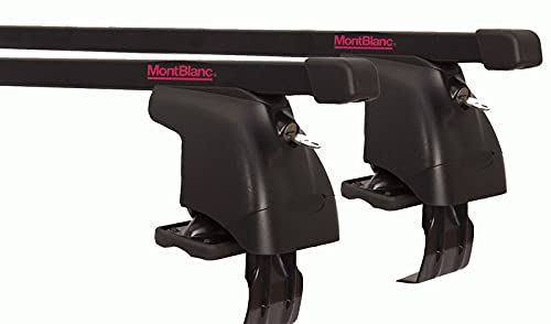 MONT BLANC FRANCE Barres de toit Acier pour toyota Auris - 5 Portes - De 2007 Jusqu'à 2012
