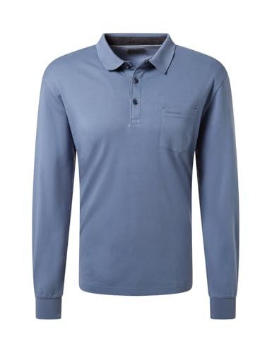 Pierre Cardin Polo pour homme à manches longues 1/1 - Polo pour homme - Coupe moderne, Bering Sea 3070 6226, XXL