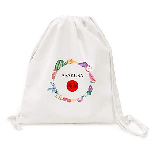 Sac en tissu pliable pour légumes fini les cabas lourds motif Asakusa