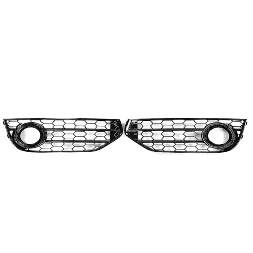 Grilles antibrouillard en nid d'abeille noir pour Audi A4 B8 B8.5 Allroad 2009-2015