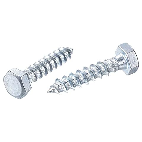 sourcing map M8 x 40mm Hex Lag Screws Cover