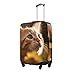QSMBNET Travel Luggage Cover Cute Cat Spandex Suitcase Protector Washable Baggage Covers Fashion Elastic Scratch-Resistant Luggage Cover Protector Fits 18-32 Inch Luggage
