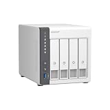 QNAP TS-433-4G-US NAS a 4 alloggiamenti con processore quad-core, RAM DDR4 da 4 GB e rete 2,5GbE (senza disco)