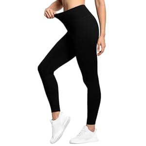 THE GYM PEOPLE Women’s High Waist Workout Legging Soft Tummy Control Squat Proof Yoga Running Pants