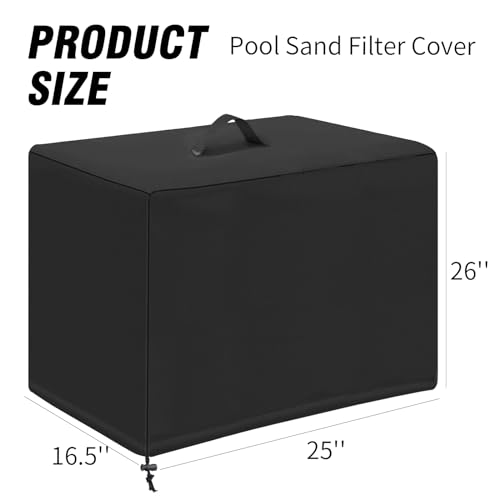 Cobertor impermeable para bomba de filtro de arena 420D miniatura 2