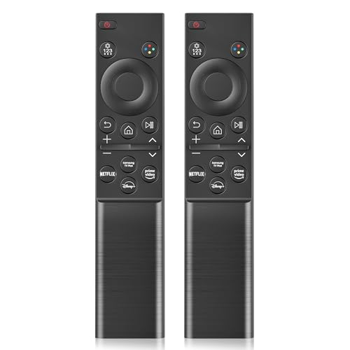 Paquete de 2 mandos a distancia de repuesto para TV Samsung, Plug & Play, control remoto universal para todos los televisores Samsung, para Crystal UHD, CU7000/DU7200, QLED, OLED, Neo QLED, marco