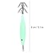 Anzuelos Calamar Sepia Jig Manga 5 Piezas 3D Luminoso Durable Calamar Pesca...