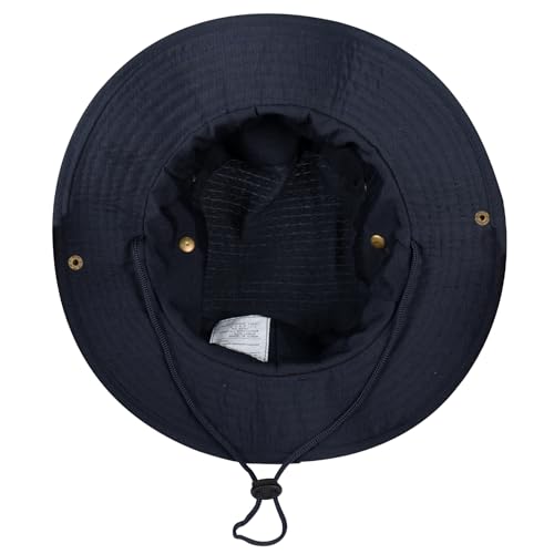Image of Sun Hats for Men Women Boonie Hat UPF 50+ Bucket Hat Wide Brim UV Protection Fishing Hiking Safari Outdoor Hats