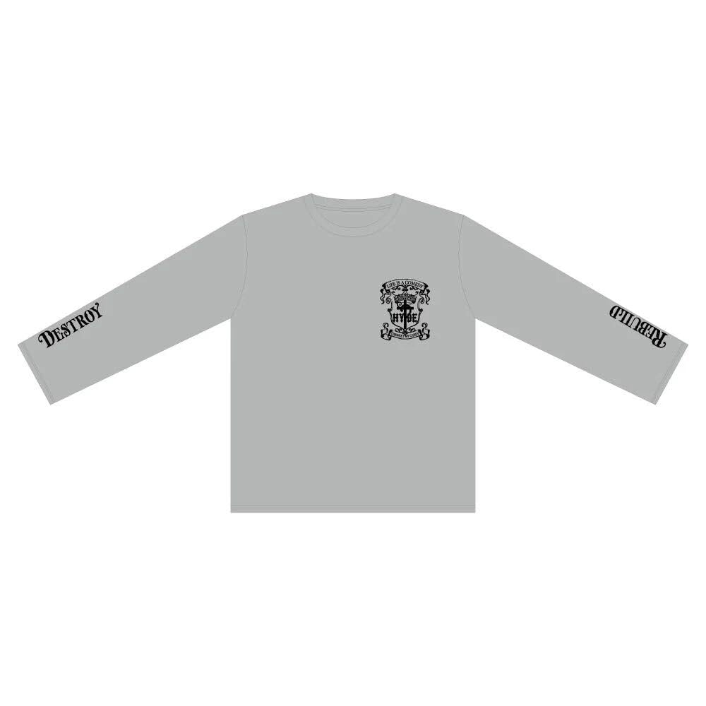 Amazon.co.jp: HYDE 蛇十字 ロンT ロングTシャツ グレー XL/L