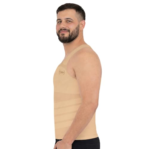 Image of dermawear Men Breezeology Zenrik-G Chest And Abdomen Vest Shapewear