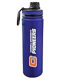 The Fanatic Group Carroll University Dual Walled Stainless Steel Sports Bottle, Design-2 - Blue