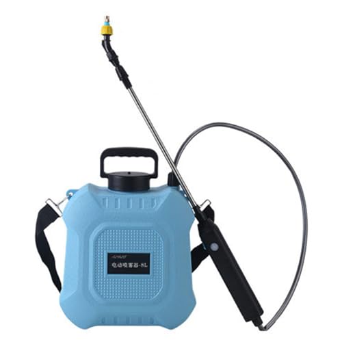噴霧器 ポータブル 電動噴霧器 5L/8L 蓄圧式 電動スプレー type-c充電 2時間連続使用 3つのノズル付き 360°調整可能 軽量 園芸 家庭用 大容量 除草 消毒 散水機 (8L)