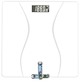 Scale for Body Weight, Digital Bathroom Scale, Weight Scales for People,Body Scale,White,Max:400LB/180KG,2 Weighing Units: LB/KG