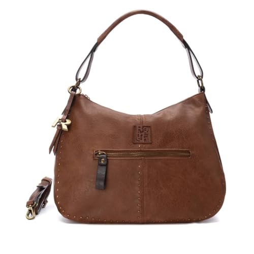 Sac à bandoulière REFRESH 183314 pour femme, des finitions camel soignées