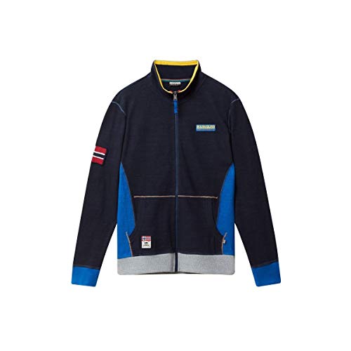 NAPAPIJRI Beechworth Blu Marine Felpa Uomo