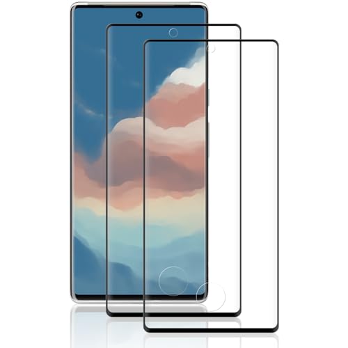 Protector de Pantalla Compatible con Google Pixel 6 Pro, 2 Piezas Vidrio Templado,[Dureza 9H][Antihuellas][Antiarañazos][Sin Burbujas] Pantalla movil