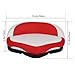 kowaku Boat Seat Speedboat Seat Cusion Lightweight Anti Slip Pad Easy Installation Captain Chair for Kayaking Fishing Speedboat, Red White