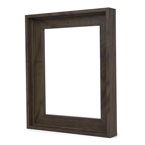 Image of Canvas Frames for 14 inchx18 inchPaintings with 0.6 inch~0.9 inch Deep Dark brown