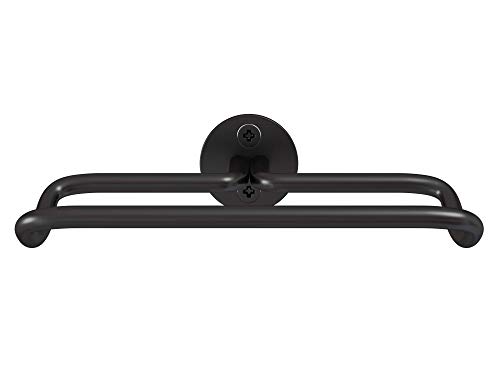 Y-Furniture Wall Mount Single Wine Rack for Single Bottle, Black (Set of 6)