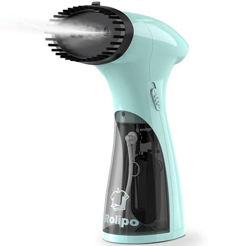 Rolipo Handheld Clothes Steamer, Compact Garment Steamer for Home, Travel & Office, 25g/min Fast Heat-Up, Lightweight and Portable Wrinkle Remover Steam Generator Accessories