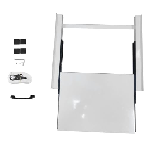Jeffergarden Kit Impilabile per Lavatrice/asciugatrice Telaio Intermedio per Lavatrice/asciugatrice con Piastra Estraibile per /, Elettrodomestici Larghi 60 cm.