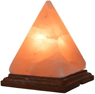 Cello The Salt of Life Himalayan Salt Lamp Pyramid. Aesthetic Room Decor. Bedroom Accessories & Bedroom Decor. Divine Bedside Lamp for Bedside Table. Desk Lamp. Home Decor & Home Accessories. (2.5kg)