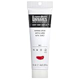 Liquitex Professional Heavy Body Acrylic Paint, 4.65-oz (138ml) Tube, Naphthol Crimson