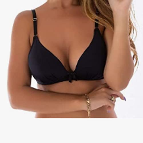 Kit 3 Sutiãs com Bojo Super Flex Sem Aro Conforto Total Bojo Molinho (GG (46))